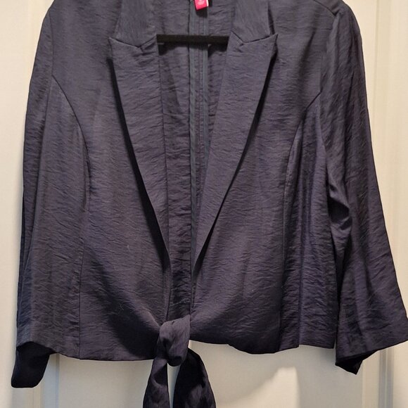 Vince Camuto short jacket, navy, XL - Picture 3 of 4